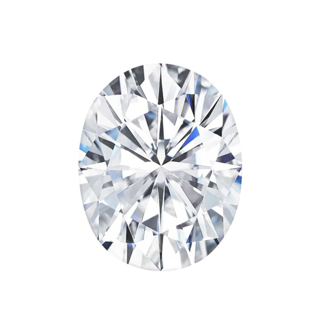 [0.5-8 Carat] Oval Shape Loose Moissanite