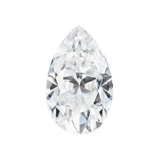 [0.5-10 Carat] Pear Shape Loose Moissanite